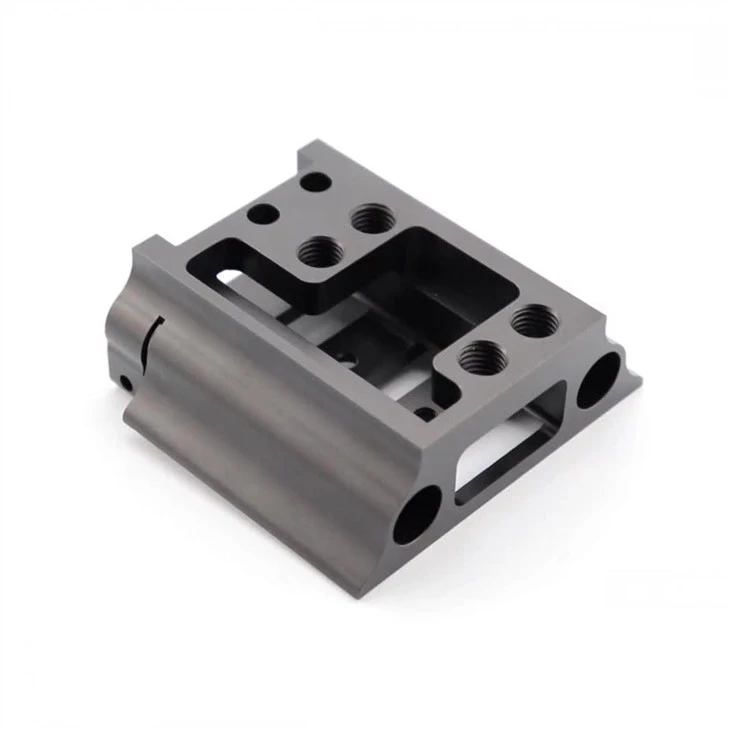 Aluminum Lathe Square Parts With Nut