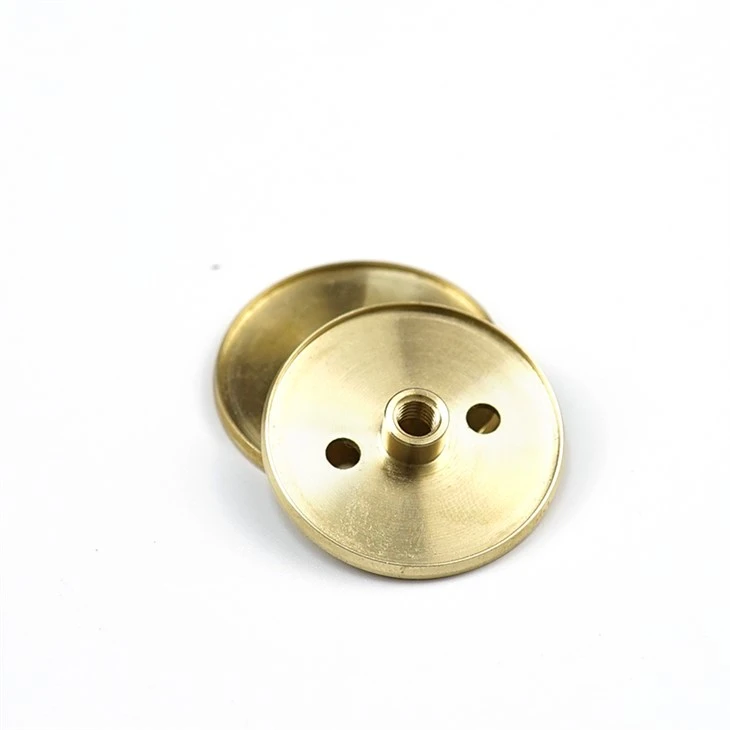CNC Machininig Brass Female Thread Flange