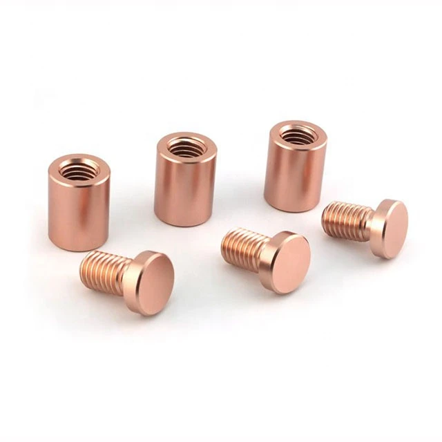 CnC Turning Anodized Aluminum Screw For Decoration