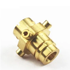 قطعات با کیفیت عالی چرخش قطعات برش CNC برنجی